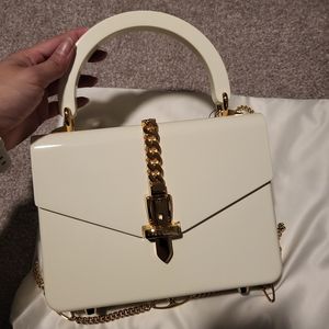 Sold‼️Gucci mini plexiglass top handle sylvie